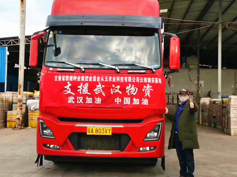 众志成城 抗击疫情 z6尊龙官网种业金从玉在行动